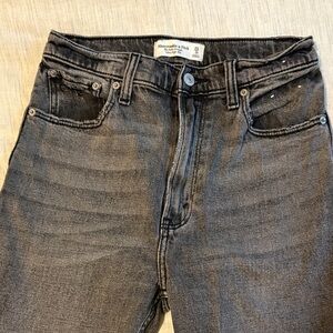 Straight Ankle High Rise Jeans